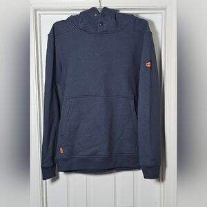 Brunt Men's The Shevlin Water Resistant Workwear Hoodie Sweatshirt Medium Navy